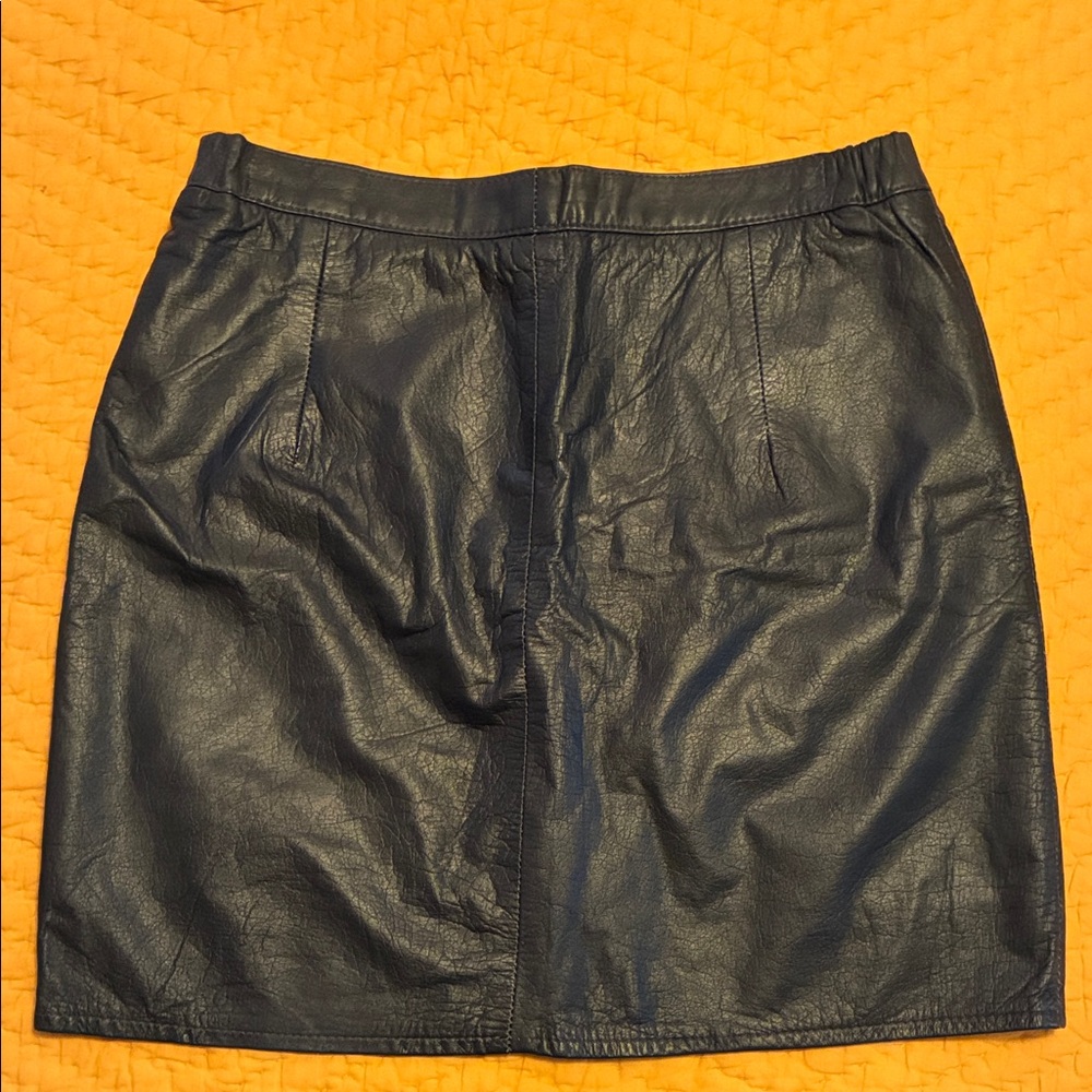 Vintage Leather Mini!! So much sass!